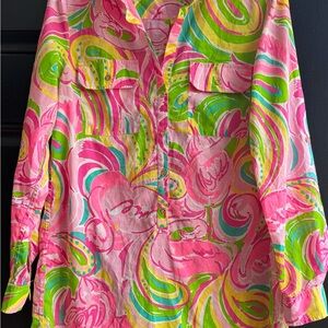 Lilly Pulitzer Captiva tunic cover up Small